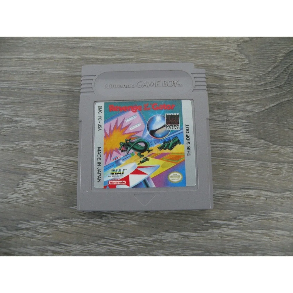 Revenge of the Gator Nintendo Game Boy DMG-PB-USA Original Pinball Cartridge